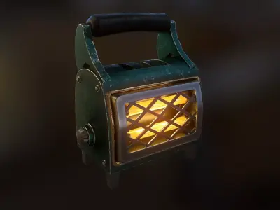 Heater 01  Low-poly 3D model