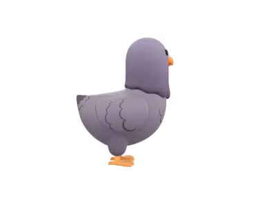 Character274 Pigeon 3D model