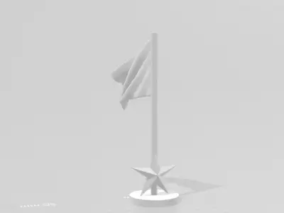 Flags for Board Game Free 3D print model