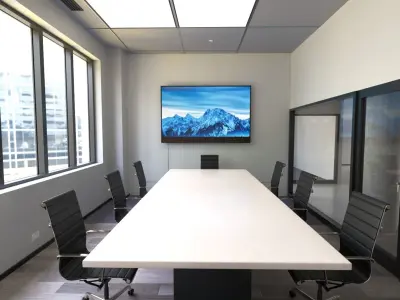 Boardroom Tables Low-Poly Free low-poly 3D model
