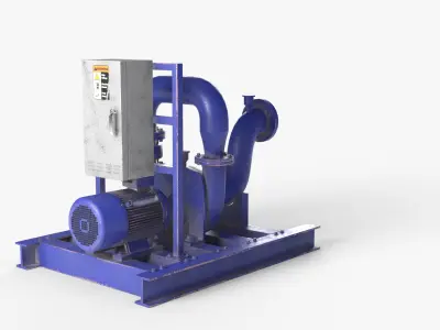 Water Pump 3D model 2