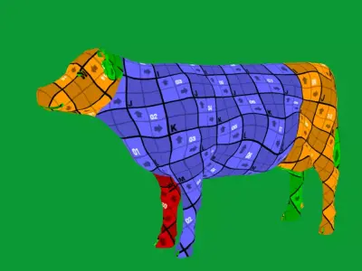 Jersey Cattle Free low-poly 3D model