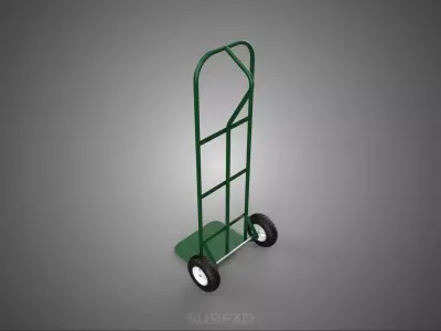 PHANDLE GRIP TROLLEY CART HAND TRUCK DOLLY BAG SACK BARROW BOX 2 3D model