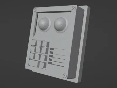 Rust Code Lock - 3D Print Model 3D model