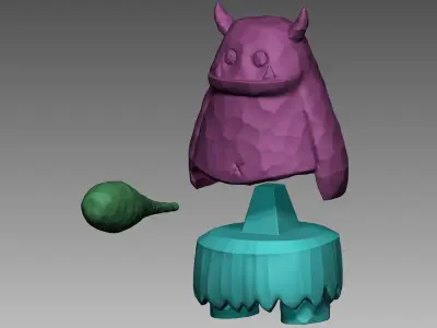 Gronk - The Little Monster - Toy Model 3D print model
