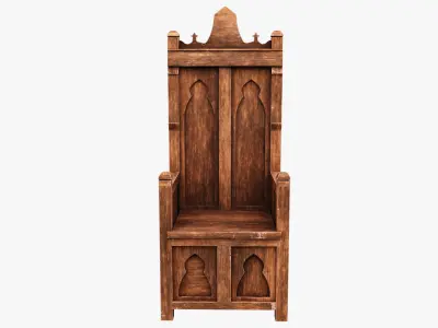 Medieval Rustic Low-poly 3D model