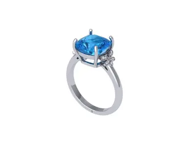 Wedding Ring  3D print model 359