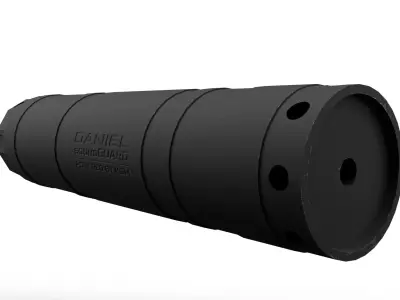 DANIEL DEFENSE SOUNDGUARD SG-556 Free low-poly 3D model