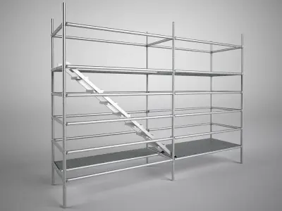 Scaffold tower 12 3D model