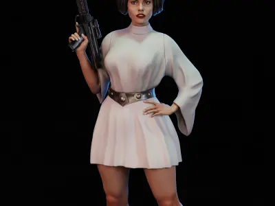 Princesa Leia 3D print model purchase