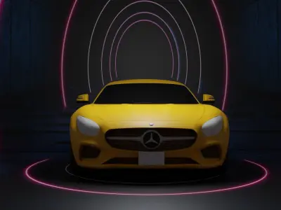 MERCEDES AMG GT S 2016 3D model