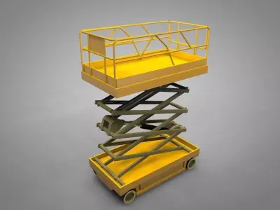 aerial bucket 3D model