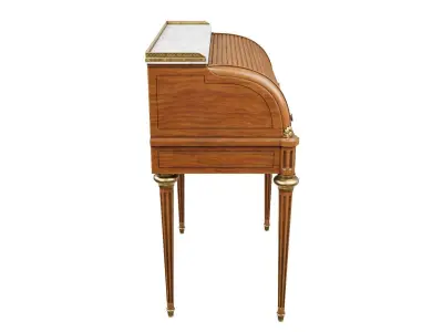 Antique Secretary Desk 3D model