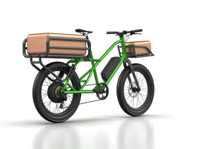 E-BIKE DELIVERY ACTUAL DIMENSION 3D model