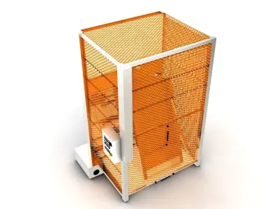 Automatic Loader Depositor for Can Jar Food Processing Low-poly 3D model