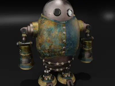 Robot  Free 3D model