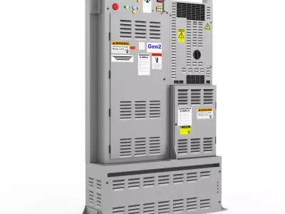 Electrical board Low-poly 3D model