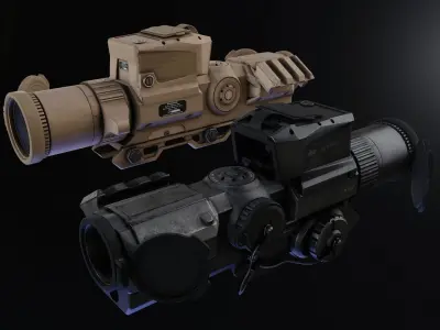 Vortex XM157 NGSW FC Optic Low-poly 3D model