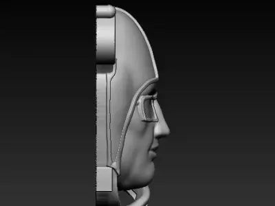 Warrior Face Model 3D print model