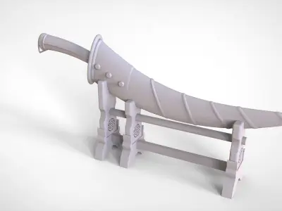 Handicraft knife 3D model