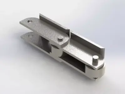 Corrente Tracionadora Tractor Chain 3D model