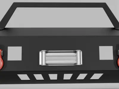 BUMPER DEFENDER B01 FO CHEVY SILVERADO 3D model