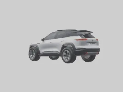 Electric Allterrain SUV model 3D model