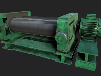 Rubber Machine Low-poly 3D model