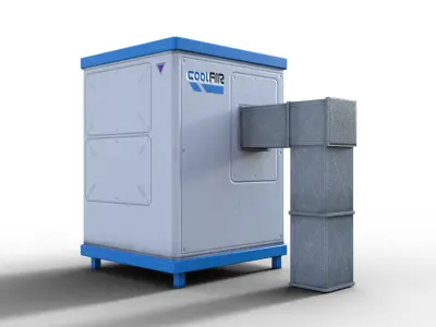 Rooftop AC Unit 2A Low-poly 3D model Free low-poly 3D model