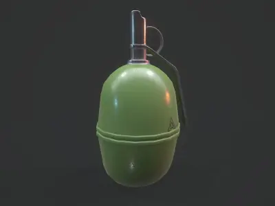 RGD-5 Grenade - Models and Textures Low-poly Low-poly 3D model