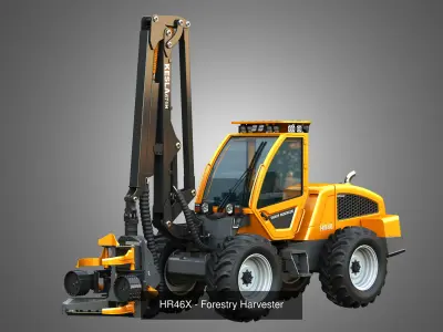 HR46X - Forest Machines 2 in 1 3D Model Pack by markos3d