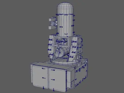 CIWS Phalanx 3D model
