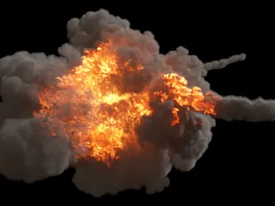 Muzzle Flash 3D model