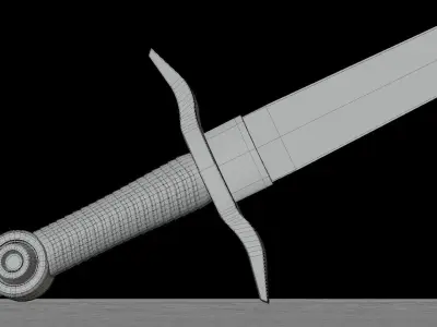 Realistic Sword 3D Model 3D model
