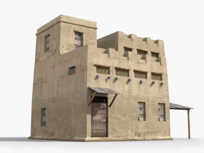 Arab x28 Low-poly 3D model