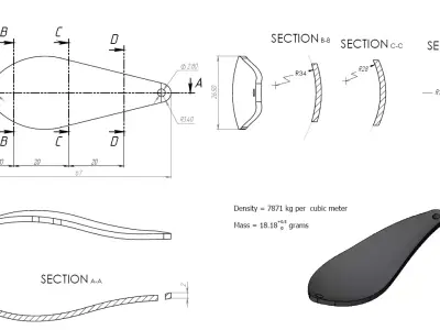 Fishing lures 20g 3D model