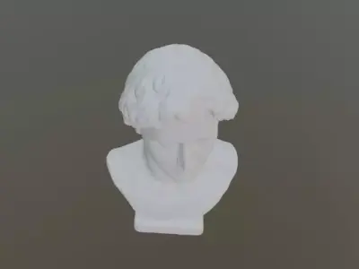 Greek head statue 3D print model