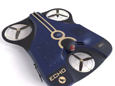 DRONE CONCEPT 3D model