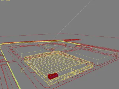 Industry Building 3D model V6