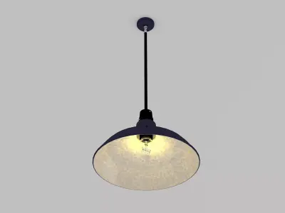 Industrial pendant lamp 2 3D model
