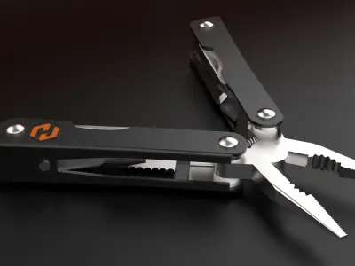 Multi tool Low-poly 3D model