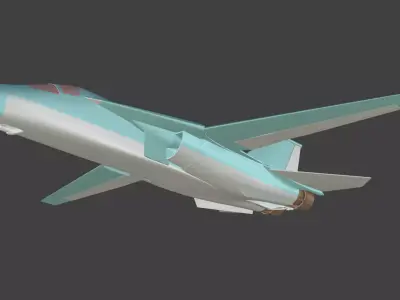 TFX Grumman  F-111B 3D print model