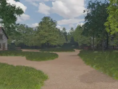 Rustic Village Layout 3D model