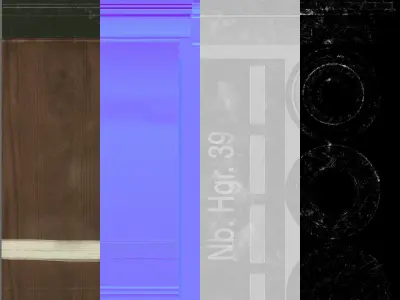 German WW2 Hand Grenades Low-poly 3D model