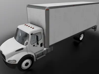 Freightliner M2 Box Van 3D model