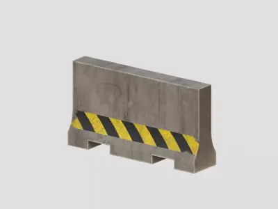 Urban Props Industrial Street Assets Low-poly 3D model