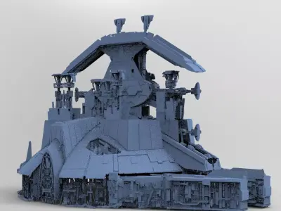 Jupiter Ruin launcher base Tower  3D model