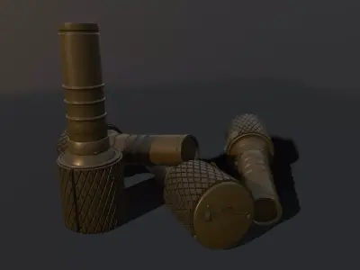 RGD-33 Hand Grenade GameReady Low-poly 3D model