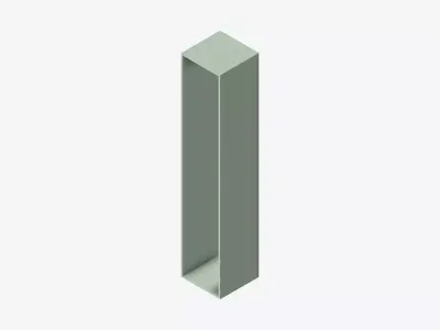 Kinda Locker - Plastic - Locka - Single Tier Low-poly 3D model