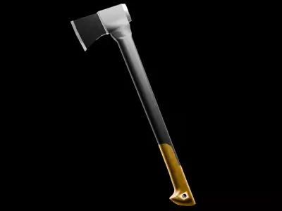 Axe Fiskar X15 Low-poly 3D model